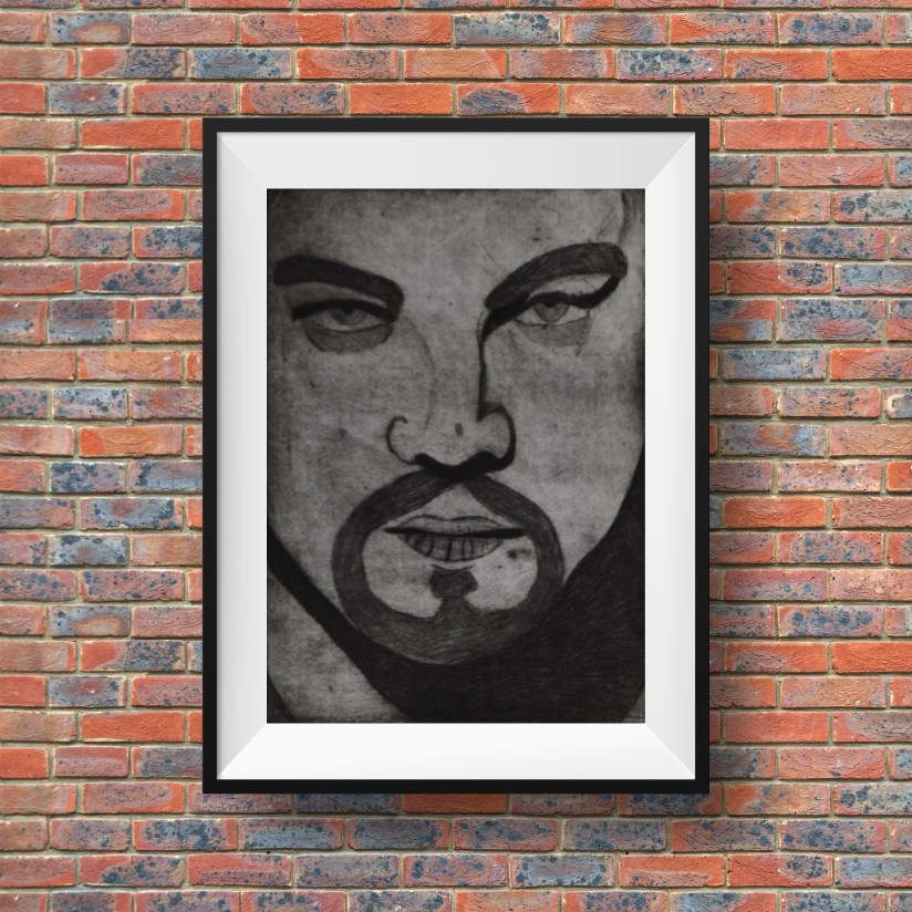 king of the world frame mockup