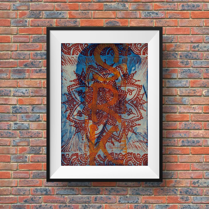 the great king khan frame mockup