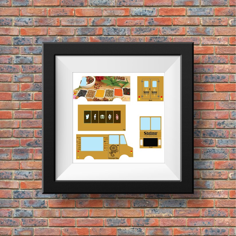 food truck frame mockup